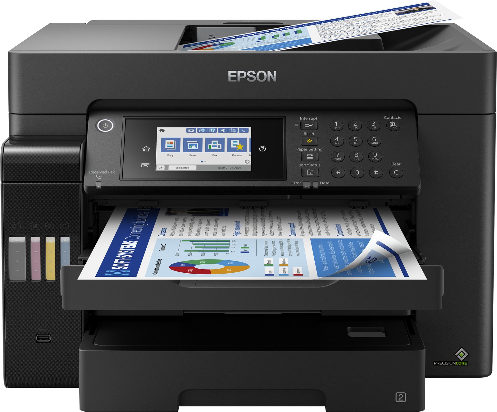 Epson EcoTank ET-16655 - Multifunktionsdrucker - Farbe - Tintenstrahl - ITS - A3 (Medien)