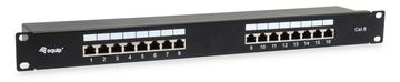 Equip Cat.6 Geschirmtes Patch Panel - Schwarz - 10/100/1000Base-T(X) - Gigabit Ethernet - 1000 Mbit/s - RJ-45 - Cat6 von LumaTech