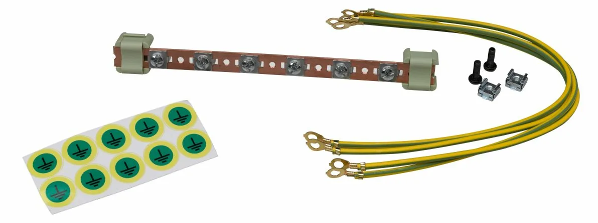 Equip Erdungsset für Serverschränke 6 Erdungspunkte 22cm - Zubehör Stromversorgung - 0,22 m, Ansicht 2