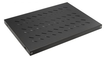 Equip EZVS-19-1-35-B - Rack - Regal - 350 mm tief - Schrankmontage - Schwarz - 1U - 48.3 cm (19) von LumaTech