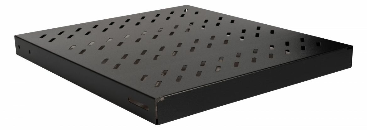 Equip Fachboden variabel 19 für Serverschränke 1U 50cm sw - Zubehör Stromversorgung - 0,5 m