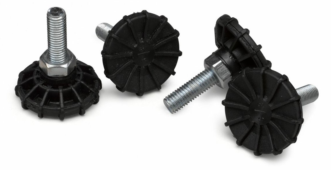 Equip füsse für Serverschränke 4Stk 60mm schwarz