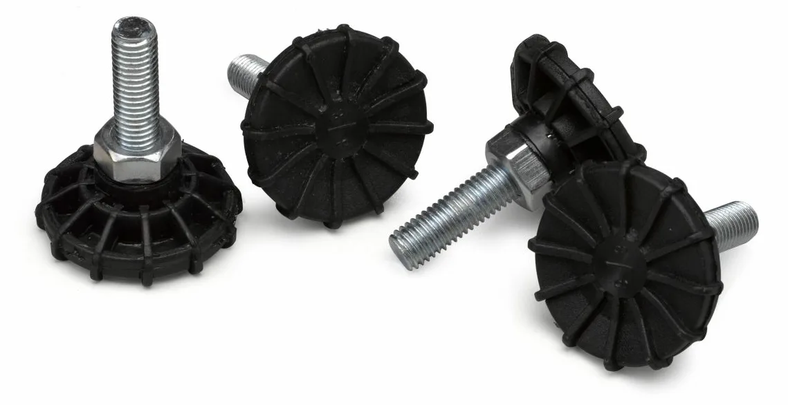 Equip füsse für Serverschränke 4Stk 60mm schwarz, Ansicht 2