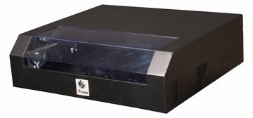 Equip Netzwerkschrank 19 05U Stahltür schwarz - Rack von LumaTech