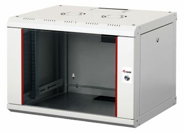 Equip Netzwerkschrank 19 07U 600x450mm Glastür grau - Rack von LumaTech