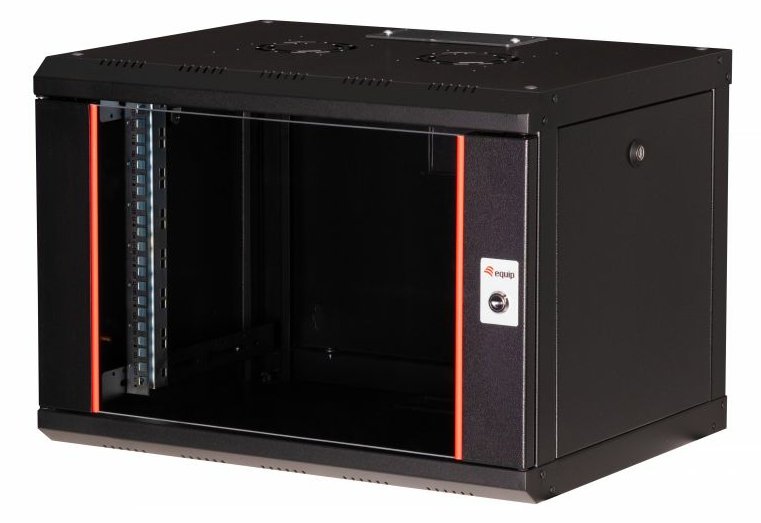 Equip Netzwerkschrank 19 07U 600x450mm Glastür schwarz - Rack