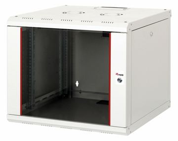 Equip Netzwerkschrank 19 09U 600x600mm Glastür grau - Rack von LumaTech