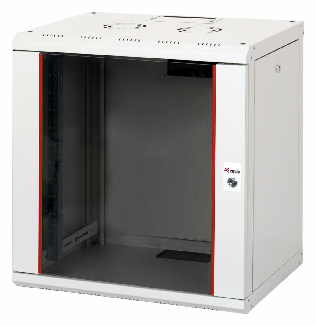 Equip Netzwerkschrank 19 600x450mm Glastür grau - Rack