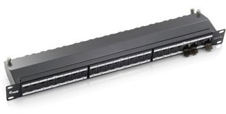 Equip Patch Panel - Patch Panel - CAT 6a - STP - RJ-45 X 24 - Hellgrau, RAL 7035 - 1U - 48.3 cm (19)