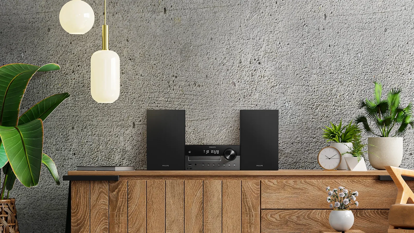 Philips TAM4505M2 - 2 Kanäle Heim-Audio-Mikrosystem DAB DAB+ FM - Lautsprecher - FLAC, Ansicht 3
