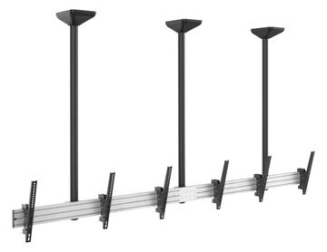 Equip Pro - Klammer - für 3 LCD-Anzeigen - Kunststoff, Aluminium, Stahl - Schwarz, Silber - 114.3-127 cm (45-50) von LumaTech