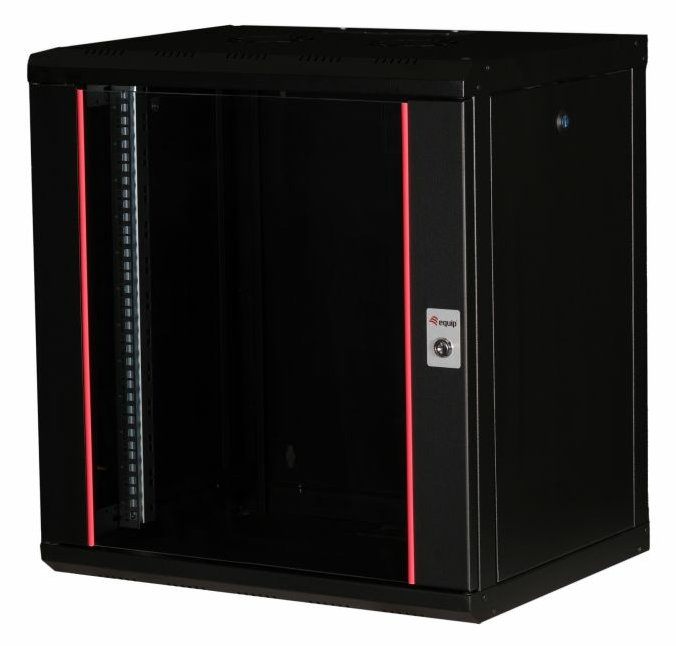 Equip Pro Mount - Schrank Netzwerkschrank - 600x450 mm - geeignet für Wandmontage - Tiefschwarz (RAL 9005)