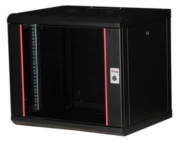 Equip Serverschrank 19 09U 600x450mm Glastür schwarz - Rack von LumaTech