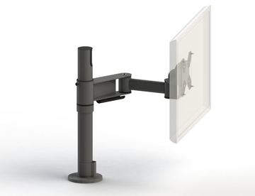 Ergonomic Solutions Befestigungskit (VESA-Adapter, Befestigungsteile, 15,7-Säule, 11,8 einstellbarer Arm) von LumaTech