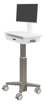 Ergotron CareFit Slim 2.0 - Wagen - leichtes Design - für All-In-One / LCD-Display - Schublade (1x1) von LumaTech