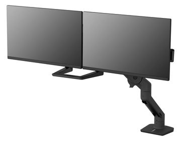Ergotron HX - Befestigungskit - für 2 Monitore - mattschwarz - Bildschirmgröße: bis zu 81,3 cm (bis zu 32 Zoll) von LumaTech