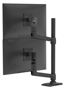 Ergotron LX - Befestigungskit (hohe Säule, Doppelarm) - für 2 LCD-Displays - mattschwarz von LumaTech