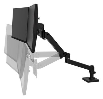 Ergotron LX Pro - Befestigungskit - für 2 LCD-/Plasma-Konsolen - Aluminium - Schwarz - bis zu 68,6 cm (bis zu 27 Zoll) von LumaTech
