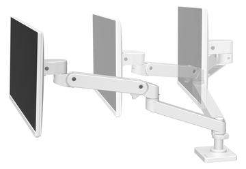 Ergotron LX Pro - Befestigungskit (Monitorarm) - für LCD-Display - Aluminium - weiß - bis zu 86,4 cm (bis zu 34 Zoll) von LumaTech