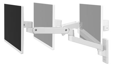 Ergotron LX Pro - Befestigungskit (Monitorarm) - für LCD-Display - Aluminium - weiß - bis zu 86,4cm (bis zu 34 Zoll) von LumaTech