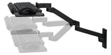 Ergotron LX Pro - Tastatur-/Mausablage mit Stützarmhalterung - Schwarz von LumaTech