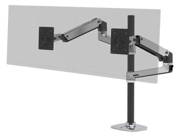 Ergotron LX Series LX Dual Stacking Arm Tall Pole - Klemme - 20 kg - 101,6 cm (40 Zoll) - 100 x 100 mm von LumaTech
