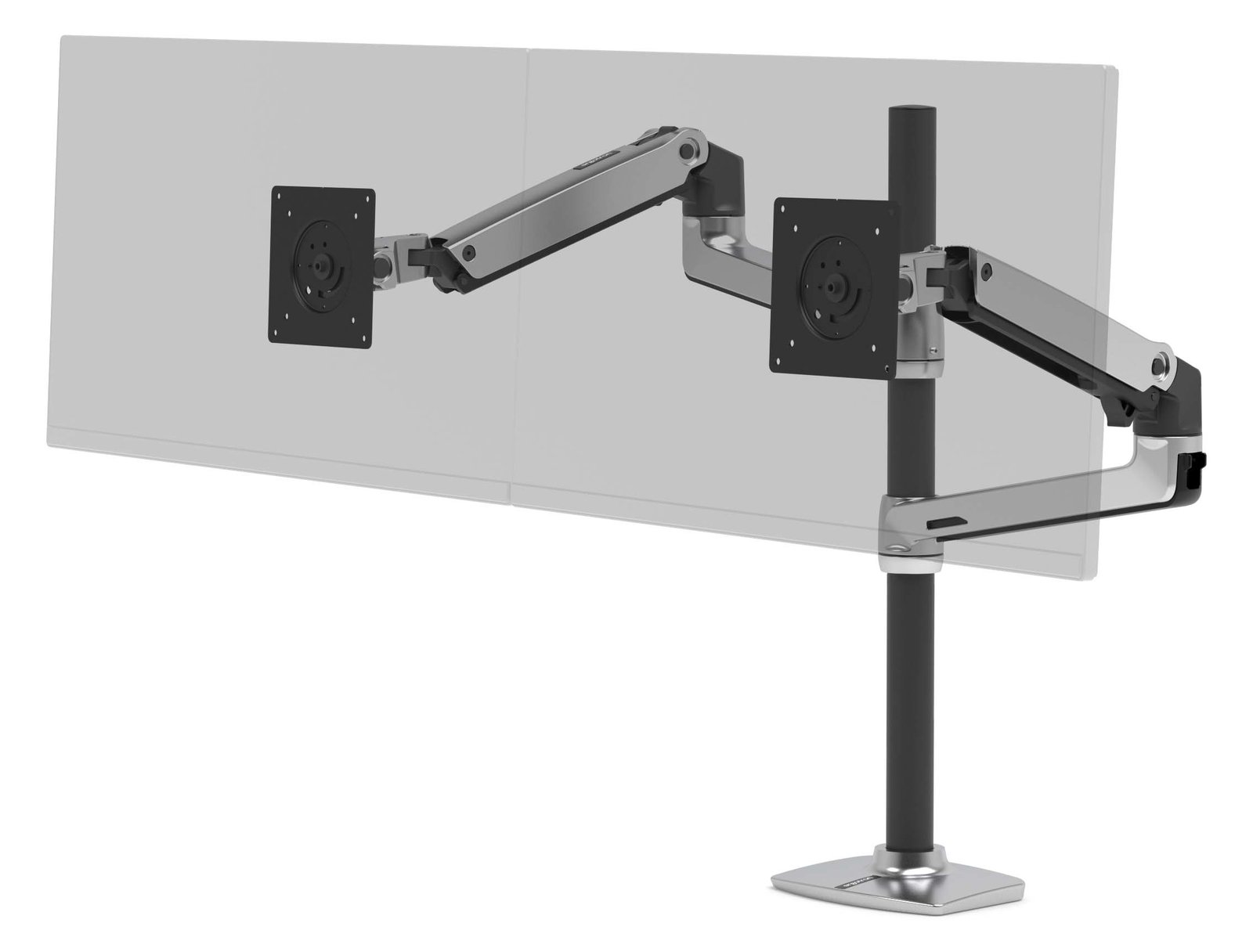 Ergotron LX Series LX Dual Stacking Arm Tall Pole - Klemme - 20 kg - 101,6 cm (40 Zoll) - 100 x 100 mm