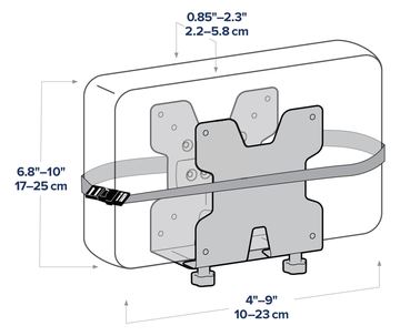 Ergotron Mini-PC-Halterung - an Wandschiene montierbar von LumaTech