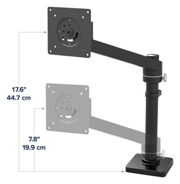 Ergotron NX - Befestigungskit (Gelenkarm, Stange, Pivot, Basis, Arm-Einheit, Befestigungsmaterialien) - für Monitor von LumaTech
