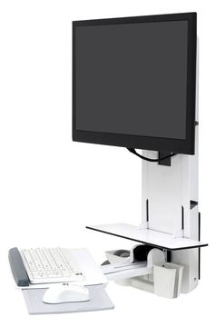 Ergotron Sit-Stand Vertical Lift, Patient Room - Befestigungskit von LumaTech