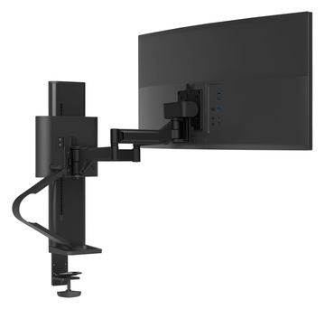 Ergotron TRACE - Befestigungskit (Pivot, Basis, VESA-Abstandshalter, Hubsäule, Verlängerungsarm, 2-teilige Tischklemme) von LumaTech