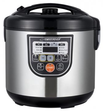 ESPERANZA EKG011 - 5 l - 860 W - 1440 min - Schwarz - Edelstahl - Edelstahl - LCD von LumaTech