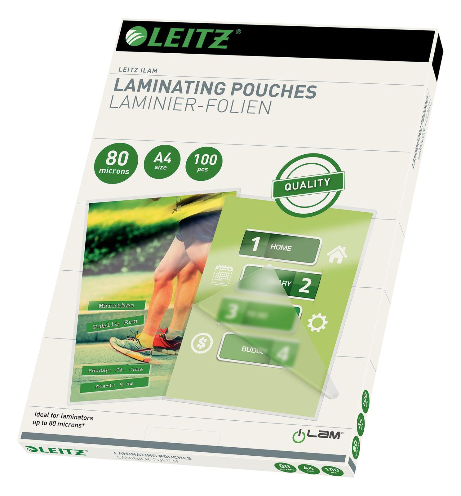 Esselte Leitz Durchsichtig, glänzend - A4 (210 x 297