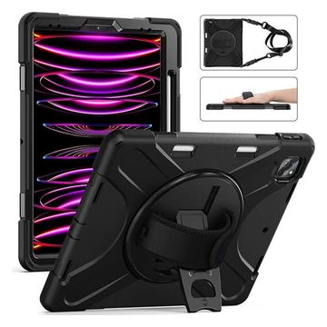 eSTUFF AUSTIN - Hintere Abdeckung für Tablet - Polycarbonat, Silikon - Schwarz - für Apple 13-inch iPad Pro (M4) von LumaTech