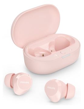Philips True Wireless In-Ear-Kopfhörer TAT1209PK Pink - Kopfhörer - 20 KHz von LumaTech