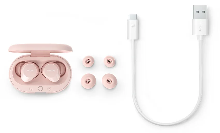 Philips True Wireless In-Ear-Kopfhörer TAT1209PK Pink - Kopfhörer - 20 KHz, Ansicht 3