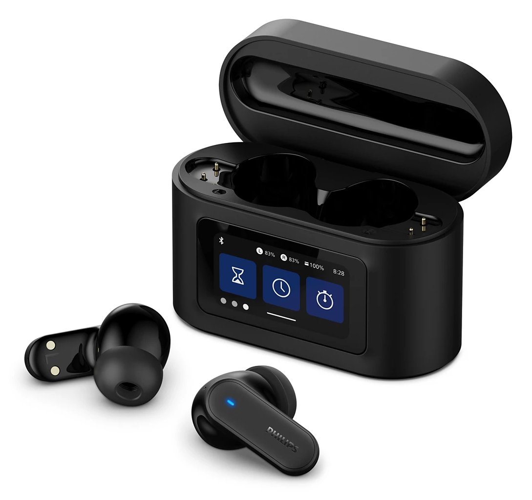 Philips True Wireless In-Ear-Kopfhörer TAT6000BK/00 Schwarz - Kopfhörer - Stereo