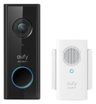 EUFY Türklingel-Kit - kabellos - Wi-Fi - Schwarz von LumaTech