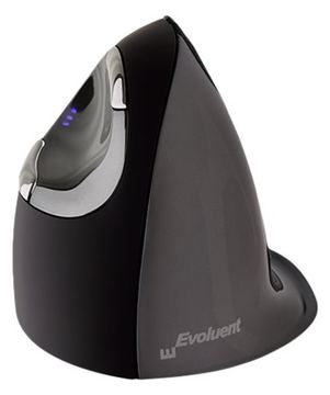 Evoluent VerticalMouse D Small - Vertikale Maus - ergonomisch - Laser - 6 Tasten - kabellos von LumaTech