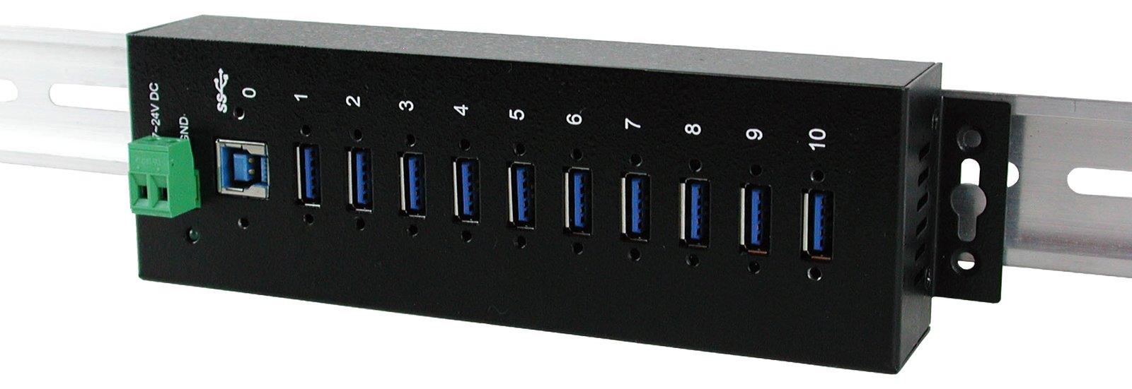 Exsys EX-1110HMVS - Hub - 10 x USB 3.1 Gen 1