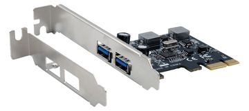 Exsys EX-11192 2-Port USB 3.2 Gen 1 PCIe Karte - Kabel - Digital/Daten von LumaTech