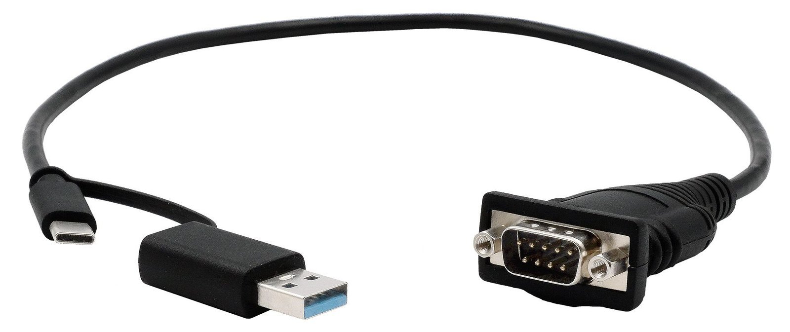 Exsys EX-23001 - Schwarz - 0,5 m - DB-9 - Männlich - Männlich - Gerade von LumaTech