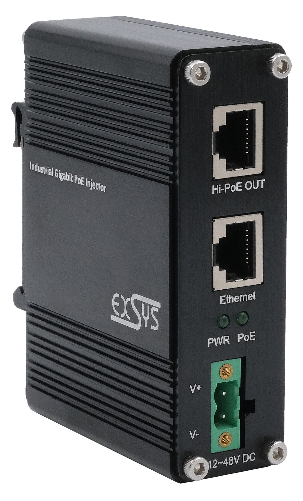 Exsys EX-60310 PoE+ Gigabit Injektor 60W - 1 Gbps