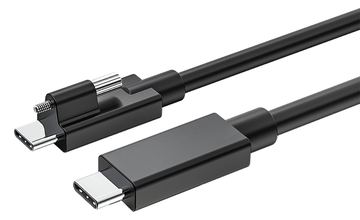 Exsys EX-K1599V-1.5 USB 4 Kabel USB-C mit Rändelschraube oben - Kabel - Digital/Daten von LumaTech