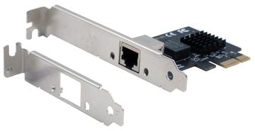 Exsys PCI Ethernet Karte 2.5Gigabit 1-Port inkl.LowProfileBügel Realtek - Netzwerkkarte - PCI-Express von LumaTech