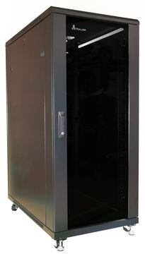 Extralink EX.14428 - Freistehendes Gestell - 37U - 600 kg - Sperrschloss - Ablageschienen - Verstellbare Füße von LumaTech