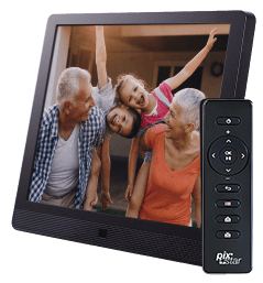 Pix-Star Digitaler Bilderrahmen 15"/1xUSB/Black - Digitaler Foto-Rahmen - 38,1 cm von LumaTech