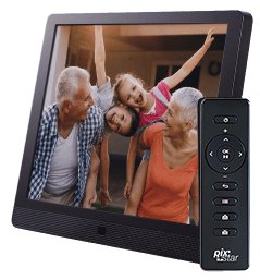 Pix-Star Digitaler Bilderrahmen 15"/1xUSB/Black - Digitaler Foto-Rahmen - 38,1 cm