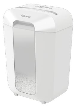 Fellowes Aktenvernichter Powershred LX70 weiss Sicherheitsstop von LumaTech