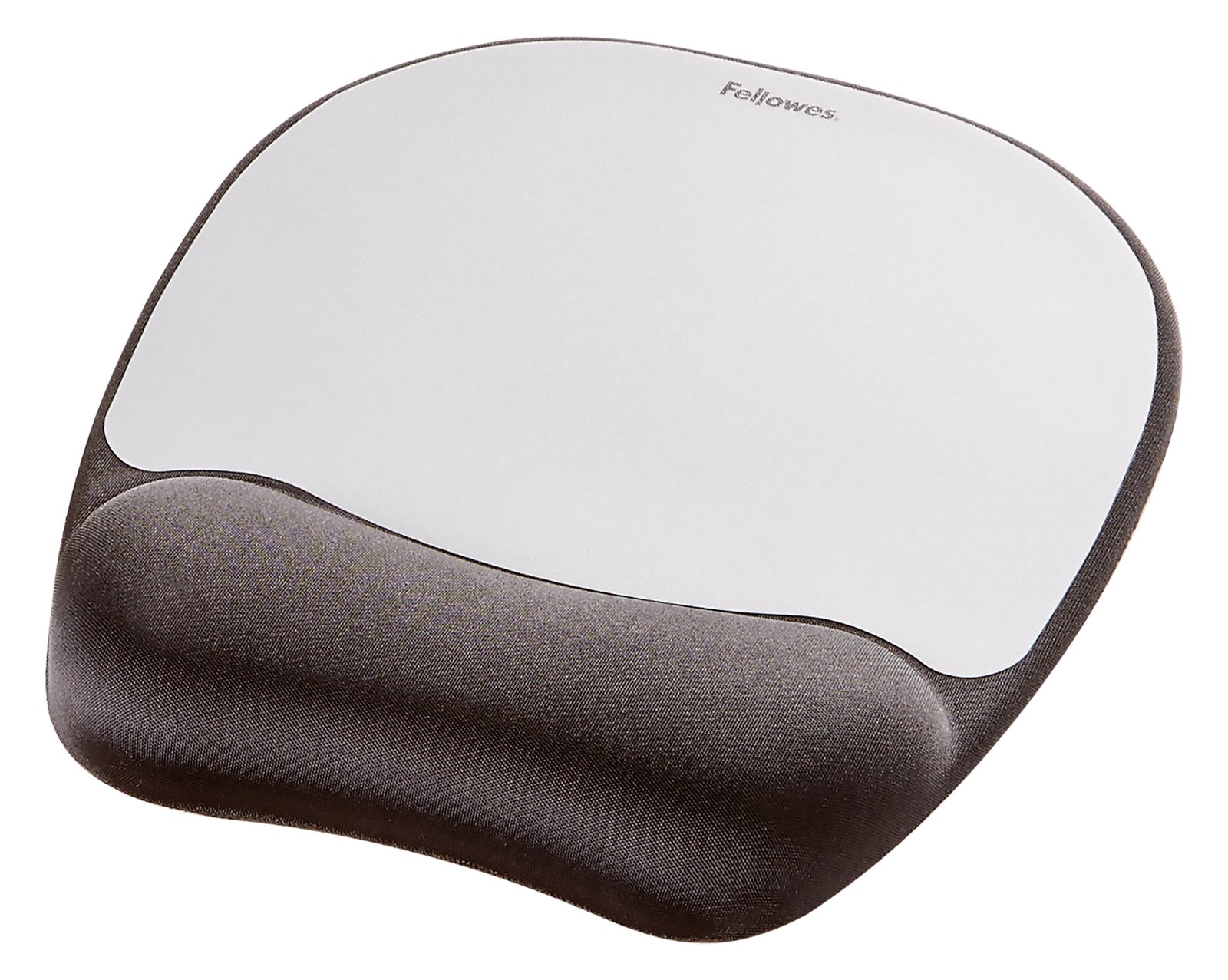 Fellowes Memory Foam - Mauspad mit Handgelenkpolsterkissen - Silber